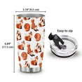 thumbnail image 3 of WIRESTER 20oz Tumbler With Lid Stainless Steel Travel Tumbler, Double Wall Insulated Stainless Steel Coffee Tumbler - Red Fox Funny Playful Postures, 3 of 6