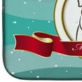 thumbnail image 4 of Carolines Treasures BB1530DDM White English Bulldog  Merry Christmas Dish Drying Mat 14 x 21" multicolor, 4 of 7