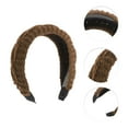 thumbnail image 5 of Unique Bargains 1 Pc Cable Knit Wide Headbands for Women Brown, 5 of 6