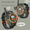 thumbnail image 4 of 2 pcs Rechargeable Walkie Talkies compatible with Children, Two-Way Radio with Flashlight and Compass, 100 Meters Range, 4 of 5