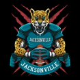thumbnail image 2 of Game Garment Football Team Sports Fan Mens Graphic Sweatshirts - Jacksonville Sweatshirt Black XS-3XL, 2 of 5