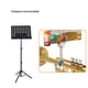 thumbnail image 4 of Soporte de música para trompeta Sonducket Accesorio de hoja de instrumento fijación de Metal soporte portátil suministros plata pulida, 4 of 6