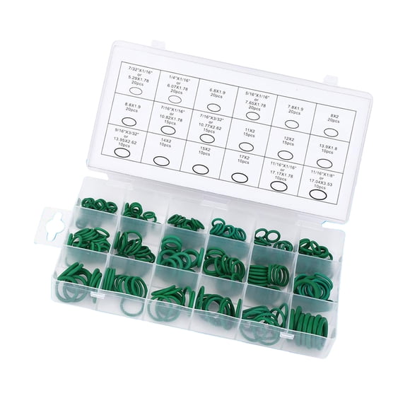 keepw Pack of 270 Seal Ring Kit Bathroom Fittings Storage Box Home Supplies Sealing Washer Waterproof Bathroom Fittings Rubber Gasket