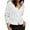 White, variant on Fiaer Cropped Cardigan Sweaters For Women Button Down V-Neck Long Sleeve Loose Fit Knit Tops White XL