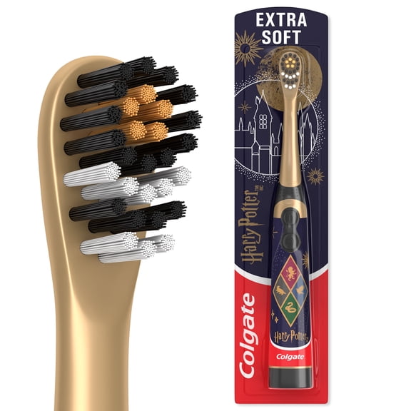 Colgate Harry Potter Kids Battery Toothbrush, Extra Soft, 1 Pack