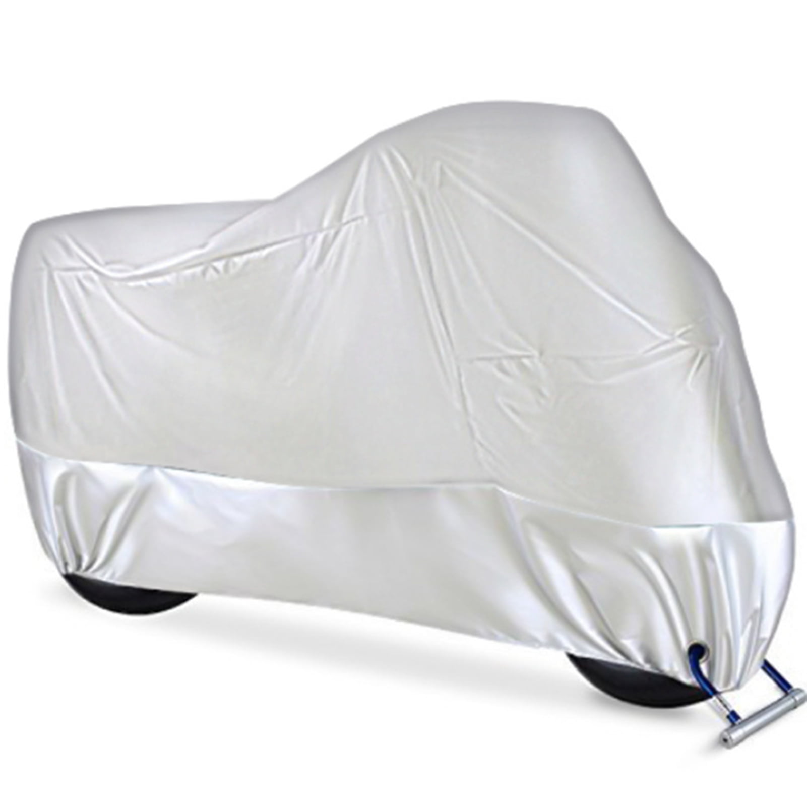 Motorcycle Seat Cover Outdoor Waterproof Rain Dust UV Protector Practical Black 