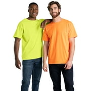 Fruit of the Loom Men's EverSoft Short Sleeve Crew T-Shirt, 2 Pack, Sizes S-4XL