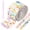 Style 1, variant on 40PCS Jelly Roll Fabric Strips ,2.56 x 39.37 Inch Precut Soft Cotton Quilting Fabric Strips for Quilting Supplies Crafting SewingPurse Making Cottagecore