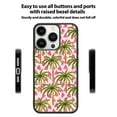 thumbnail image 5 of Summer Palm Trees for iPhone 12 Mini Case, Cute Aesthetic Lovely Pink Fashion Shock-Absorbent Protective,Black, 5 of 6