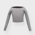 thumbnail image 5 of HUANBAI Kids Girl's Ballet Sweater Soft Warm Up Active Sweater Dance Sweater For Leotards 4-5 Years, 5 of 9