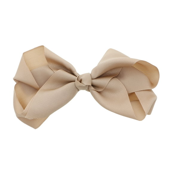 5.5 Inch Grosgrain Hair Bow Clip For Woman And Girls
