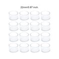thumbnail image 3 of Scienceny 16 piezas Universal hogar Hotel sala de estar patas cubierta transparente PVC silla pies calcetines Protector extraíble 22mm Type3 NO3, 3 of 6