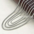 thumbnail image 3 of 1/2/3/5/7MM 7"-40" Wholesale Lots Silver Stainless Steel Box Chain Necklace Hot, 3 of 5