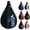 Full Black Blue, variant on MRX Speed Punching Bags Genuine Leather MMA Training Speed Bag Muay Thai SpeedKills Punching, Dodge Striking Bag for Workout Pro Boxing Bag for Home Gym Kids, Men, Women Full Black Red