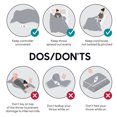 thumbnail image 5 of 1 PCS 50x60" Dream Soft Heated Throw Grey Geo, 5 of 9