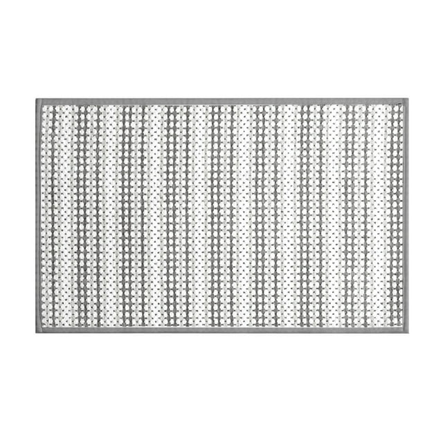 SDNall Non Slip Bath Mat Super Absorbent Quick Drying Bathroom Floor Mats, Rubber Backing Washable Shower Rug for in Front of Bathtub, Kitchen Mats for Floor, 16X24 Inches