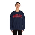 thumbnail image 4 of Montauk New York Sweatshirt Gifts Crew Neck Shirt Long Sleeve Unisex, 4 of 7