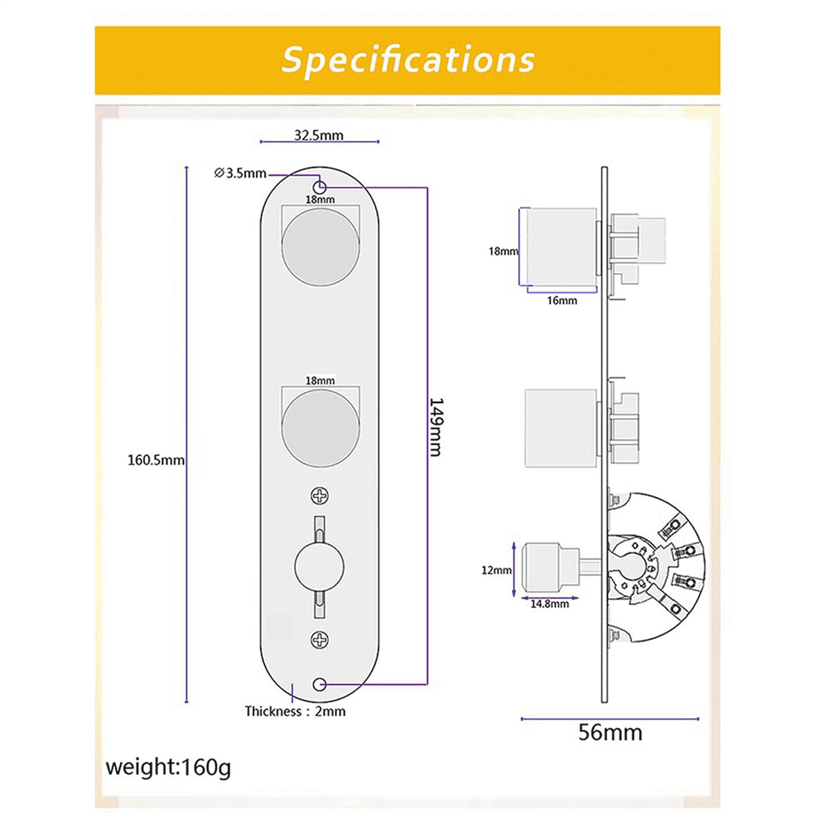 2X Prewired Guitar Control Plate,Loaded 3-Way Blade Switch Push Pull Potentiometer Excellent Pot Speed Knobs