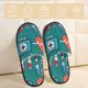 thumbnail image 2 of Balery Medical Elements Pantuflas de Casa de Felpa Silenciosas con Diseño Estampado, Zapatillas Cómodas Antideslizantes de Algodón para Interior-Medium, 2 of 8