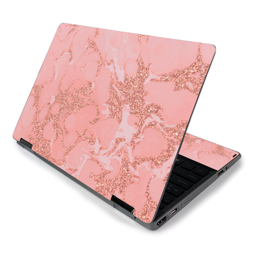 Rose Gold Skin For HP Pavilion x360 11" (2019) Protective, Durable