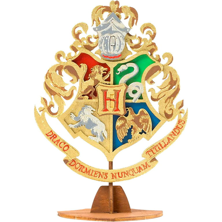 Harry potter Hogwarts Crest Plate Golden