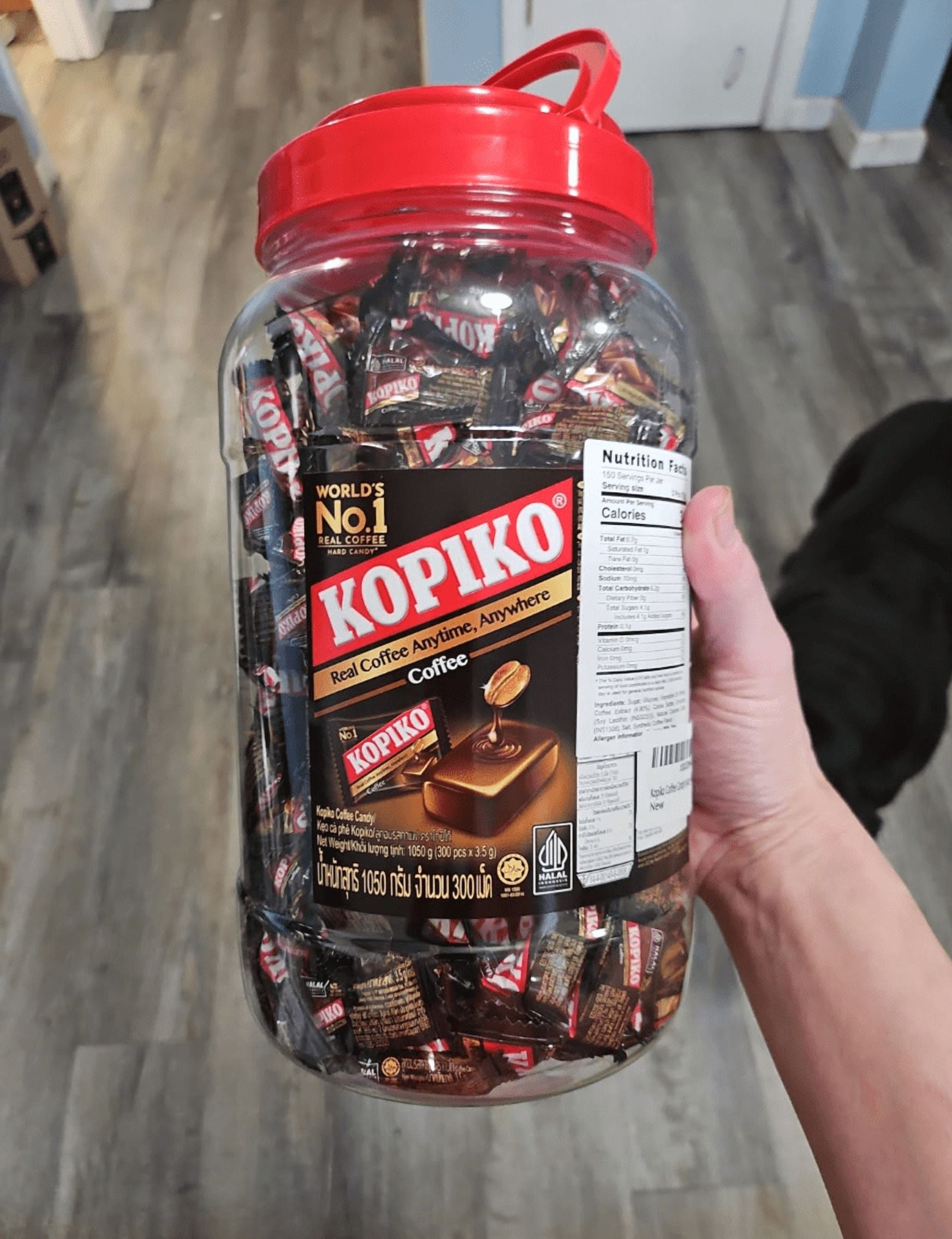 Kopiko Coffee Candy – World's #1 Coffee Hard Candy – Real Coffee Kick for On-the-Go Energy (2-Pack Mega Value)