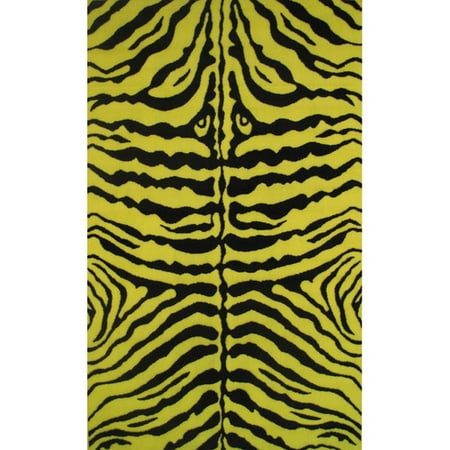 Fun Rugs Time Yellow Zebra Skin Area Rug Fun Rugs Time Yellow Zebra Skin Area Rug