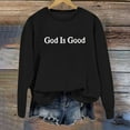 thumbnail image 2 of WEAIXIMIUNG Sweatshirts pour Femmes avec Fermetures Éclair Pull à Capuche Imprimé Lettre Col Rond pour Automne & Hiver, 2 of 3