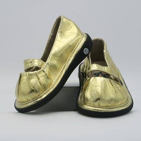 

Pre-owned Itzy Bitzy Girls Gold Shoes size: 3 Infant