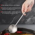 thumbnail image 5 of CucharóN de Sopa PequeñO, Cuchara Profunda de Metal de Acero Inoxidable con Vertedor, Cucharones de Salsa de Manejar de 2 Onzas para Cocina, Paquete de 2, 5 of 5