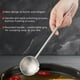 thumbnail image 5 of CucharóN de Sopa PequeñO, Cuchara Profunda de Metal de Acero Inoxidable con Vertedor, Cucharones de Salsa de Manejar de 2 Onzas para Cocina, Paquete de 2, 5 of 5