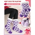thumbnail image 6 of Womens Slipper Fuzzy Grips Socks Warm Fluffy Winter Thick Thermal Cozy Plush Socks 1Pairs, 6 of 6