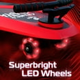 thumbnail image 2 of Melo Red Spinner Shark Kneeboard Toy for Kids 6 Years and up, 74 mm wheels, 2 of 8