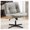 Multicolor, variant on Criss Cross Leg Chair, Swivel Office Desk Chair, Wide Seat No Wheels, Adjustable Height Comfy