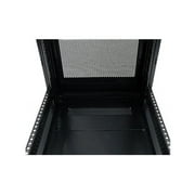 RK1236BKF 12U 36in Knock-Down Server Rack Cabinet with Casters