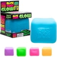 thumbnail image 2 of Schylling NeeDoh Nice Cube Glow - Sensory Toy with a Super Solid Squish - Glows in The Dark and Always Returns to its Square Shape - Ages 3 and Up Colors Vary, 2 of 6