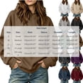 thumbnail image 3 of TtopsQueen Women’s Oversized Pullover Hoodie, Long Sleeve Drop‑Shoulder Sweatshirt With Front Kangaroo Pocket, Solid Plain Casual Loose Fit Hooded Top Coffee,L, 3 of 9