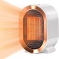 thumbnail image 1 of Mini Energy Saving Fan Heater Electric Fan Heater Fan Heater 220v 1200w 2 Modes For Living Room, Bedroom, Bathroom [safety - Quiet], 1 of 5