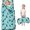 Poodle and Floral Blue Pattern, variant on German Shepherd and Floral Blue Kids Nap Mat, All-in-One Nap Pad with Handle & Fastening Straps, Easy Roll Up Gifts for Birthday Holiday,50"x20"