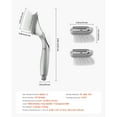 thumbnail image 6 of KFFKFF Soap Dispensing Dish Brush, Kitchen Scrub Brushes with 3 Replaceable Heads, Dish Cleaning Brushes with Durable Handle and Curved Bristles, Perfect for Pots, Pans, Sink, and Stove, 6 of 9