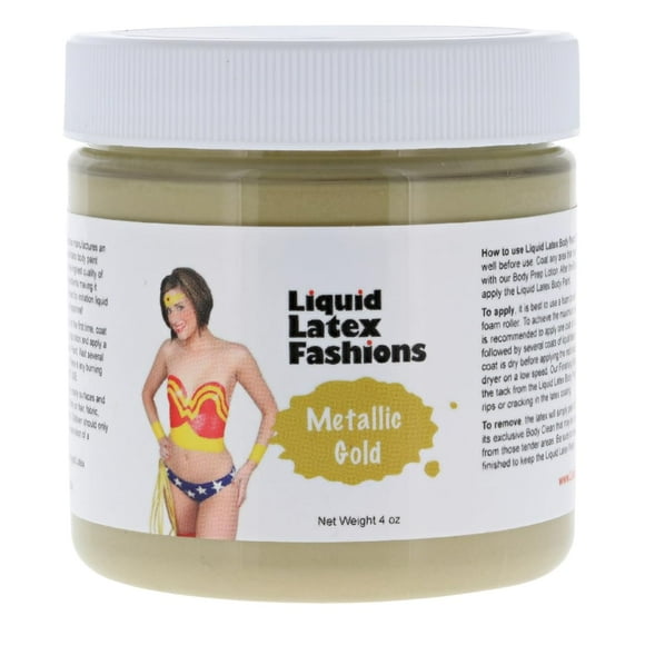 Gold Liquid Latex 4Oz