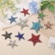 thumbnail image 4 of 10 estilos de parches termoadhesivos con forma de estrella y apliques de pedrería en fieltro con cuentas de pedrería., 4 of 6