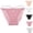 02# Pink, variant on Women's Side Tie Sheer Panties Lace Bikini Adjustable G-String Thongs for Women Low Waisted Underwear,Black M