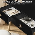 thumbnail image 4 of EONROACOO Makeup Vanity Table with Mirror, Dressing Table Vanity Desk, Adult Teen(Black), 4 of 9