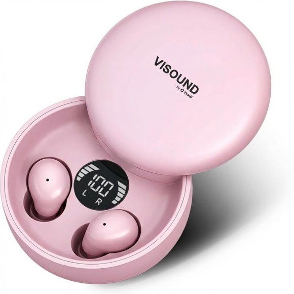 Auriculares VISOUND VionB Inalámbricos BT 5.4 IPX5 Cuarzo Rosa