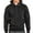 BLACK, variant on Men's Heavyweight Fleece Active Casual Cotton Long Sleeve Full-Zip Hoodie, White M, 1 Pack