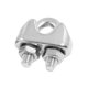 thumbnail image 2 of 50Pzs Clip de Cable Abrazadera de Sillin de Acero Inoxidable 304 para 3/25 Pulgada 3mm Cuerda de Alambre, 2 of 3