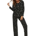 thumbnail image 6 of MLDRA Women’s Pajama Set 2 Piece Lounge Sets Long Sleeve Top and Pants Soft Sleepwear Nightwear Ladies Cute Pjs Fall Winter 2025 Set, 6 of 6