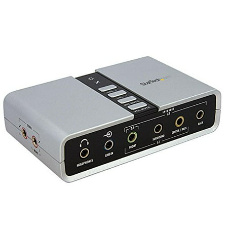 StarTech.com 7.1 USB Audio Adapter External Sound Card with SPDIF Digital Audio Sound Cards