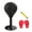 Black Adult, variant on Hyasfey Desktop Punching Bag with Suction Cup Heavy Duty Stress Relief Boxing Speed Ball Kids Adults Reaction Speed Training Boxing Bag Home Office Desk Toy